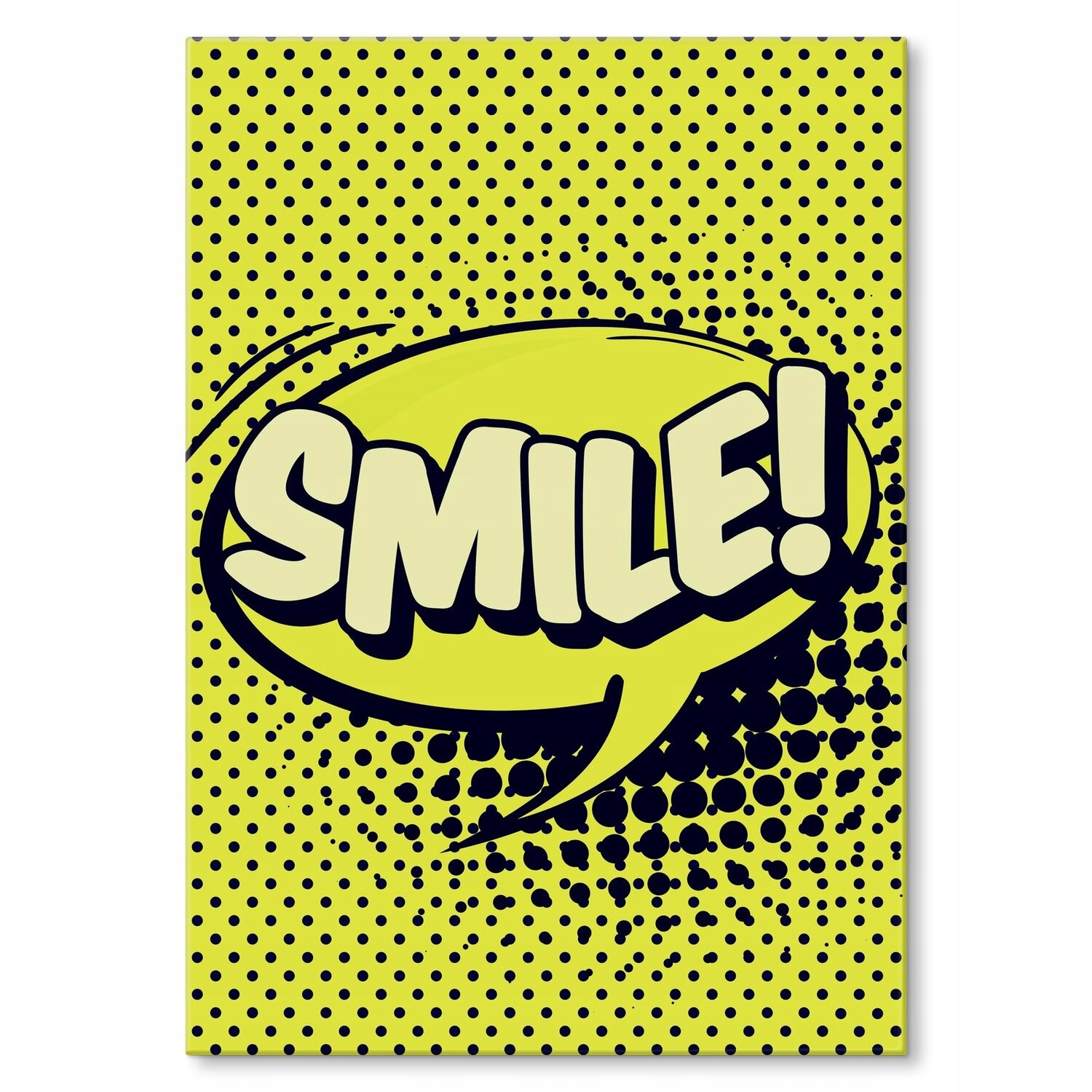 Kovový plakát Smile komiks Dárek 42 x 59 cm