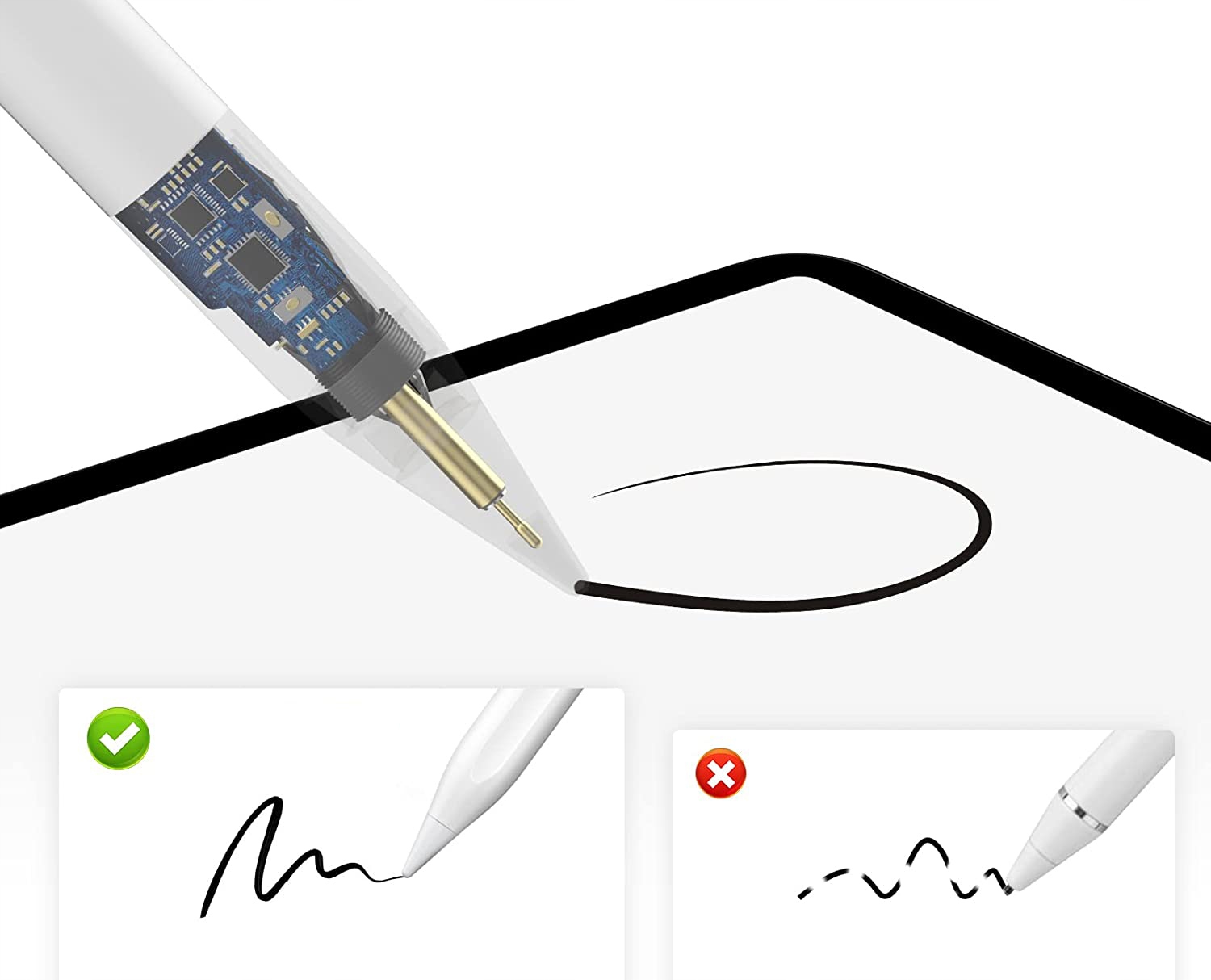 RYSIK APPLE PENCIL PISANIE/RYSOWANIE DO IPAD/IPHONE/ANDROID/IOS EAN (GTIN) 0191491849237