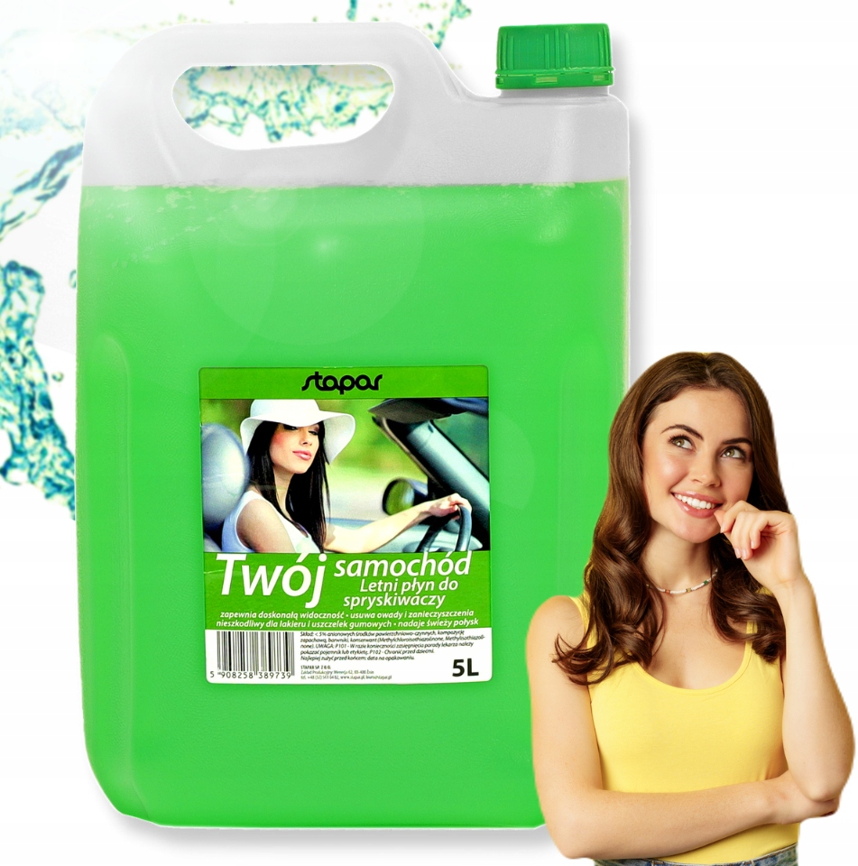 Pachnący LETNI PŁYN DO SPRYSKIWACZY 5L STAPAR