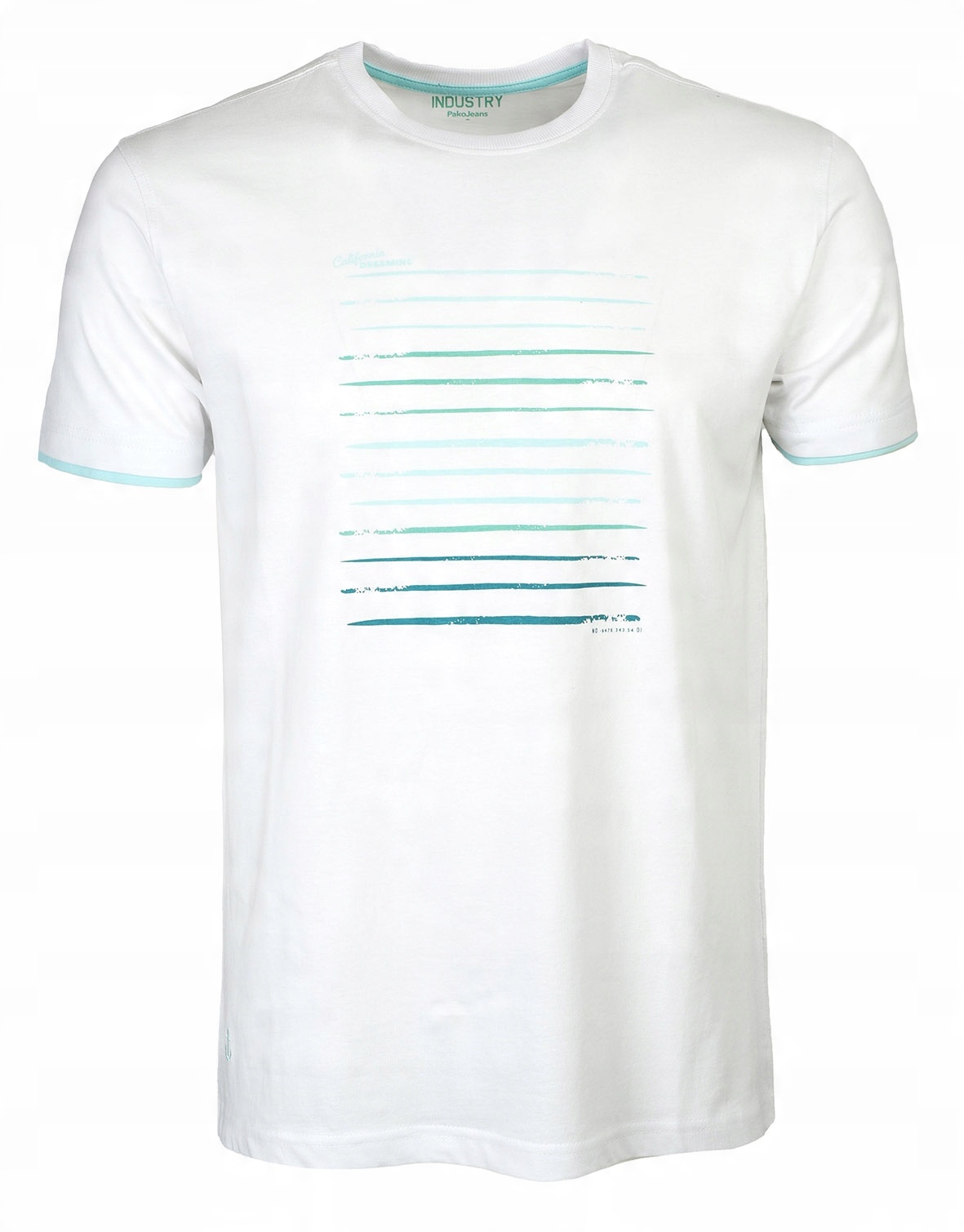 

T-shirt męski koszulka bawełniana Sea biały M