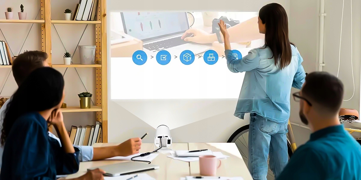 Projektor ANDROID rzutnik 4K WIFI PRZENOŚNY SMART FULL HD HY300 PRO LERTZ Kod producenta SMART BOX TV PRZEZENT DLA DZIECKA HD