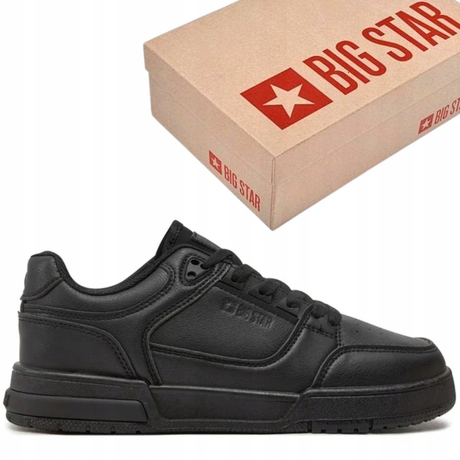 Buty Damskie Big Star Sneakersy Sportowe Skórzane Na Co Dzień