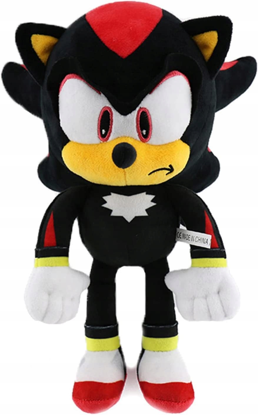 MASKOTKA SHADOW SONIC THE HEDGEHOG PLUSZAK ZABAWKA 30CM 16795341550 ...
