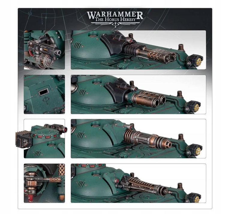 Legions Astartes - Deimos Pattern Predator Support Tank Stan opakowania oryginalne