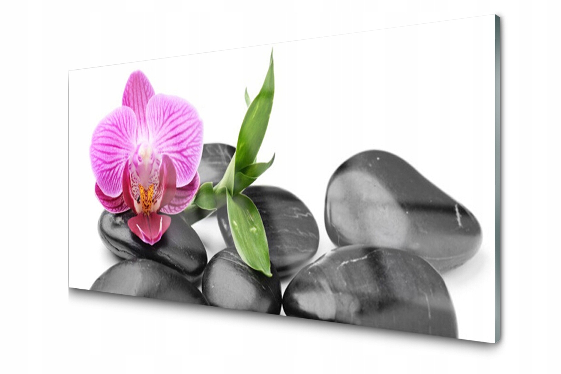 

Panel szklany dekor Kwiat Dekor 120x60 + Klej