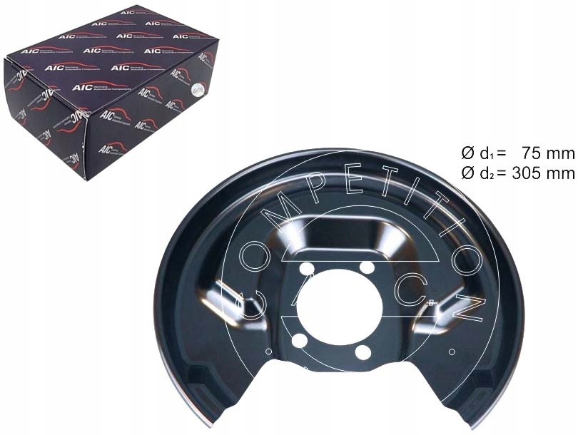 OSŁONA TARCZY HAM.TYLNA PRAWA AIC