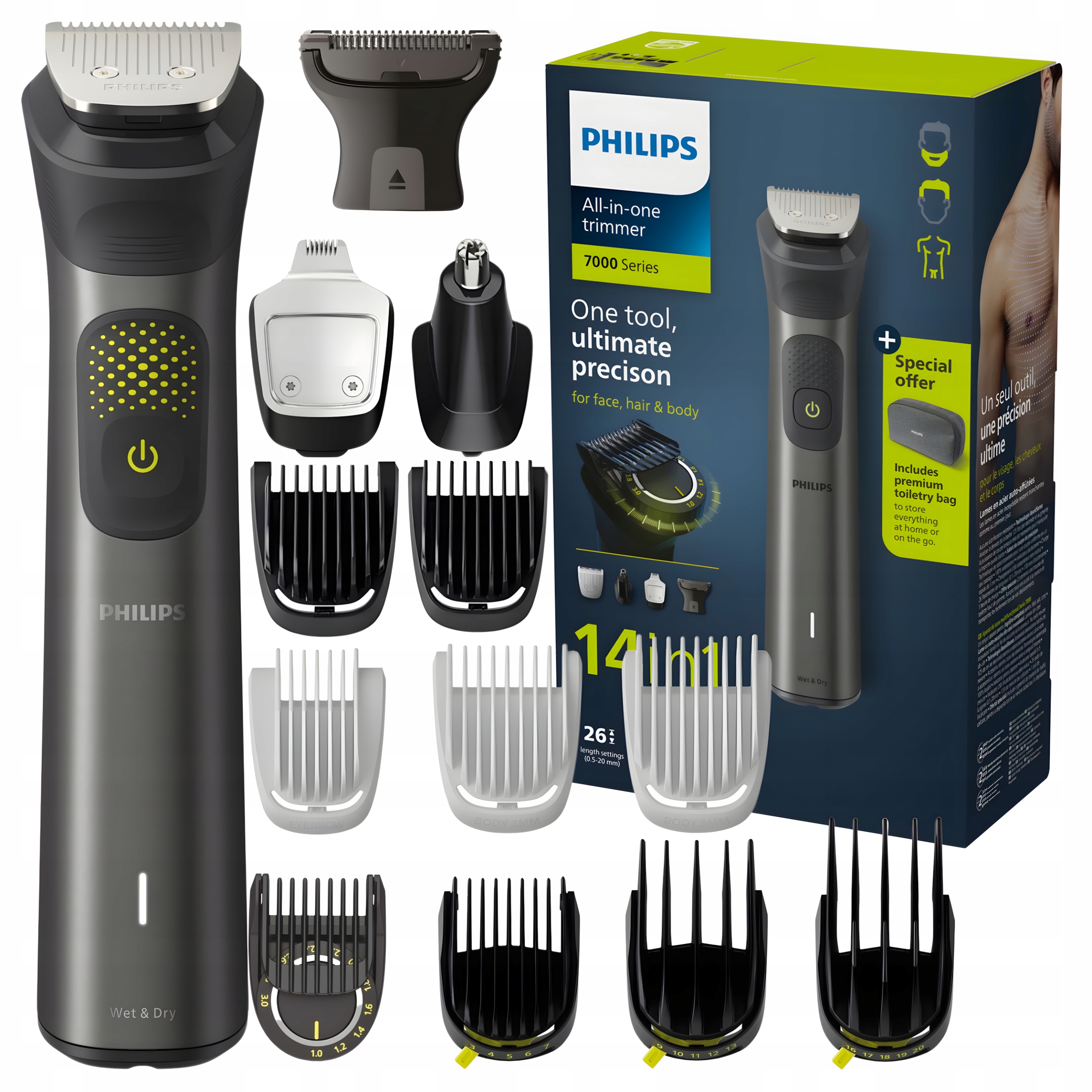 Zastrihávač brady a tela Philips Multigroom 7000 MG7940/75