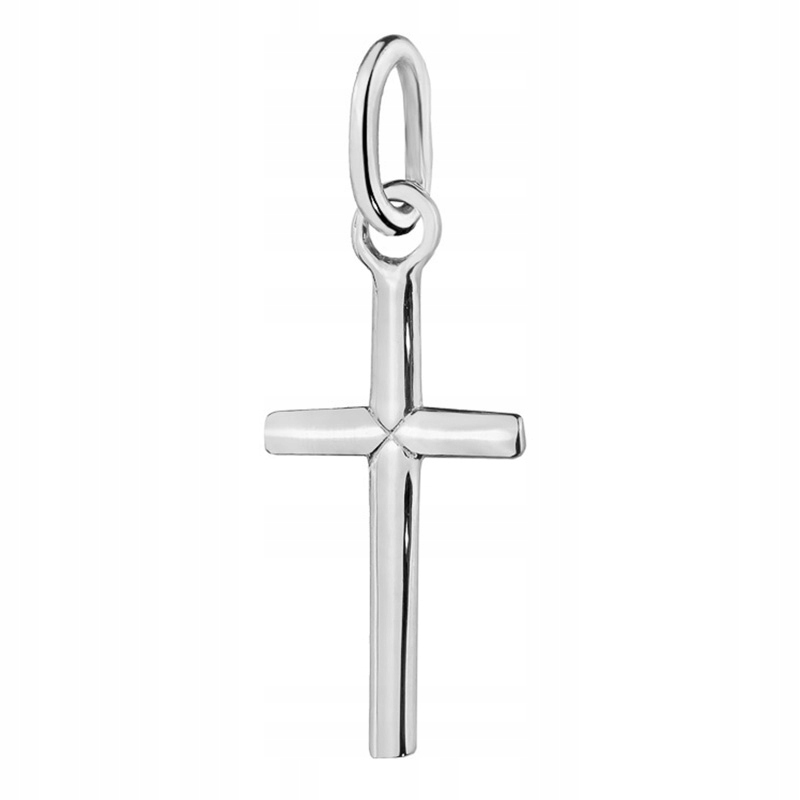 Zlatý Křížek Kříž 585 14k Klasický Jednoduchý Na Křtiny Přijímání Krabička