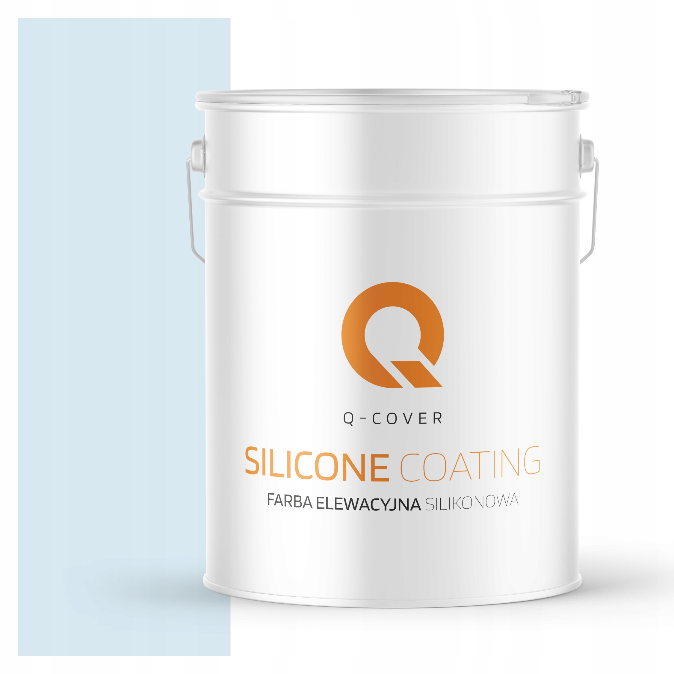 Fasádová Farba Silikónová 10L Biela Zlomená Do Modrej F111