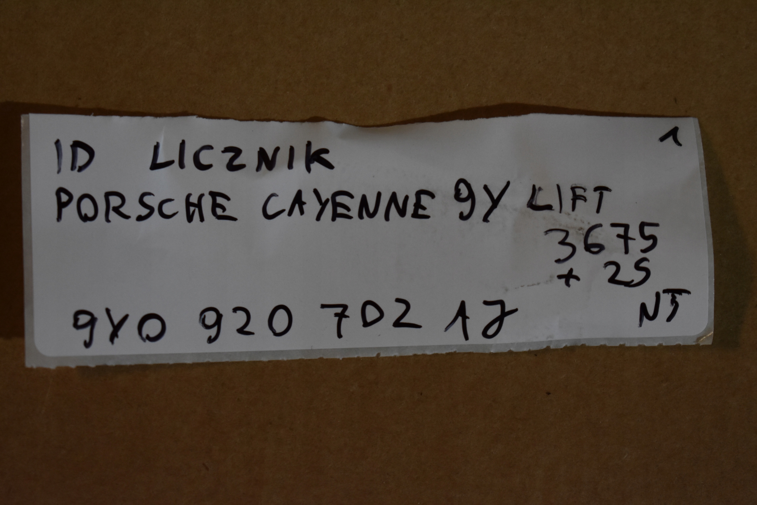 IDEALNY dials PORSCHE CAYENNE 9Y LIFT 1