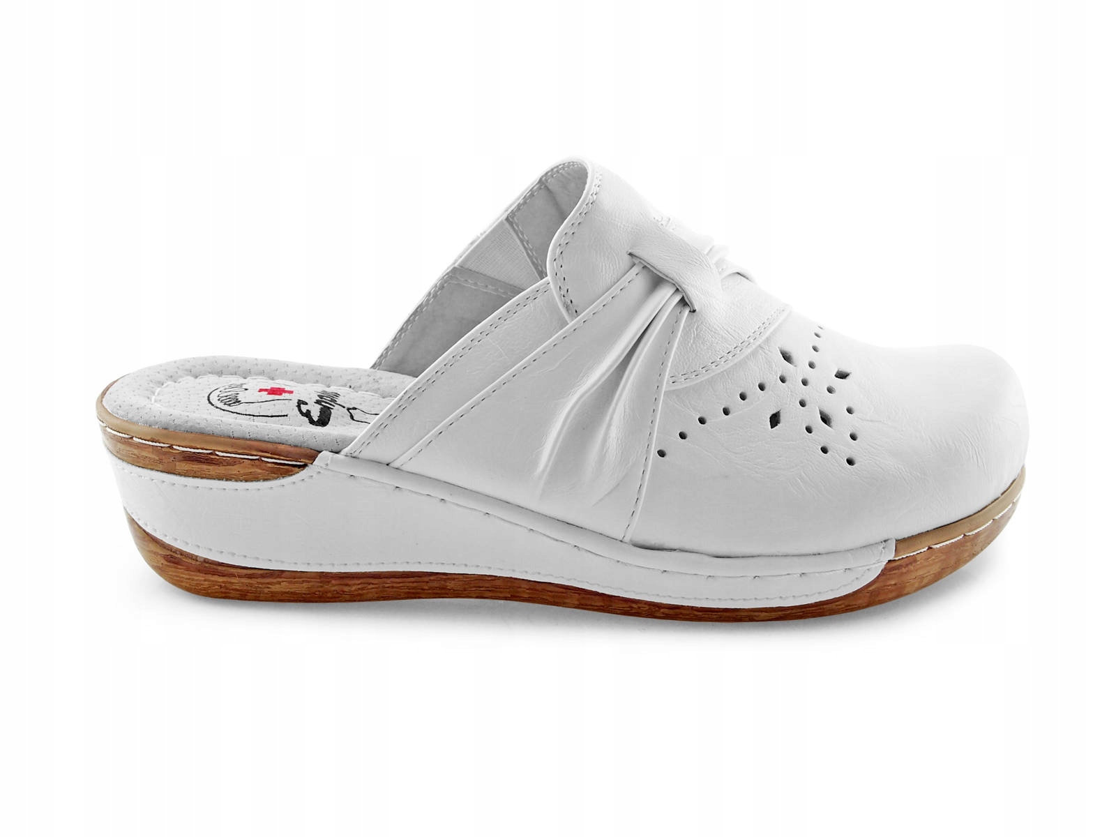 

Klapki medyczne damskie do pracy szpitala Białe 38