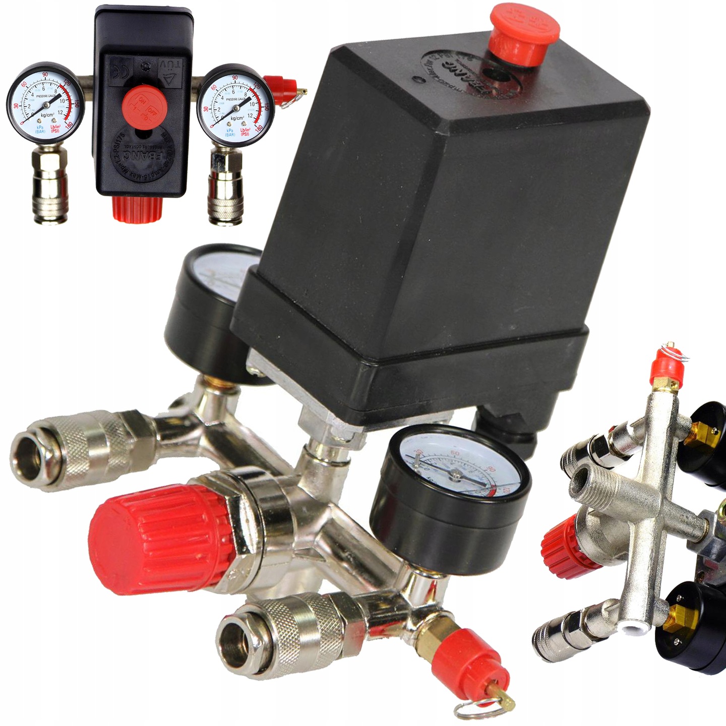 PRESOSTAT 400v WŁĄCZNIK CIŚNIENIOWY do kompresora sprężarki 3 Fazy siłowy