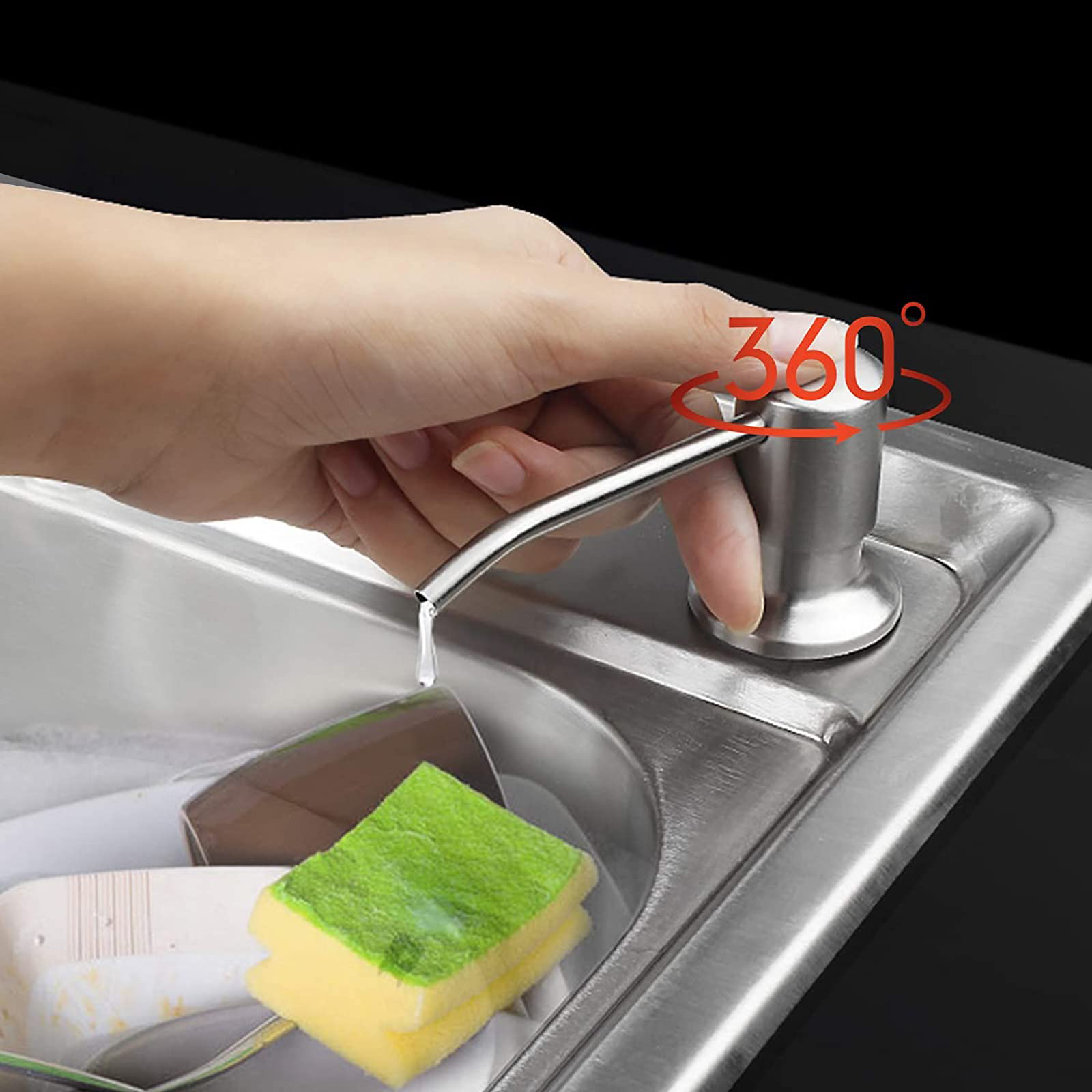 DOZOWNIK DO PŁYNU do naczyń mydła DO KUCHNI ZLEWOZMYWAK GRANITAN 500ml EAN (GTIN) 6977118663448