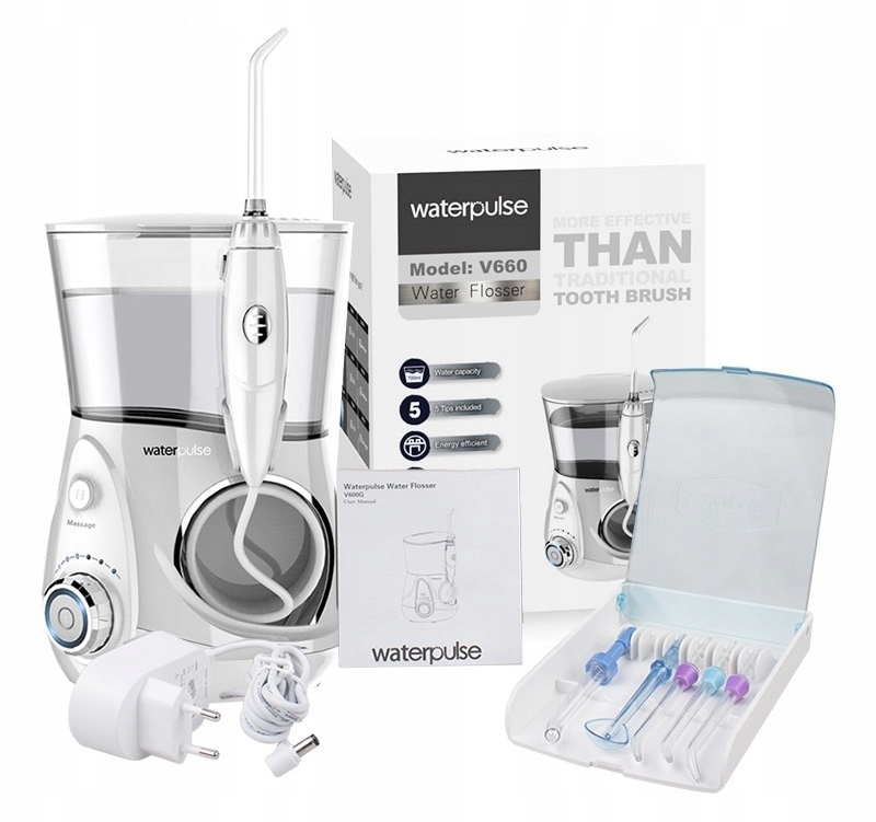 

Irygator Dentystyczny Waterpulse V660 9,7BAR Masaż