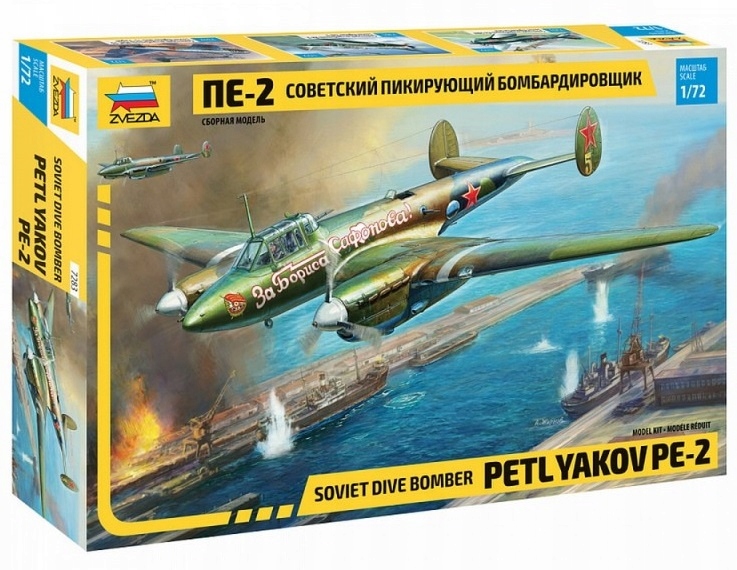 1:72 Soviet Dive Bomber Petlyakov Pe-2 Polské a sovětské obtisky