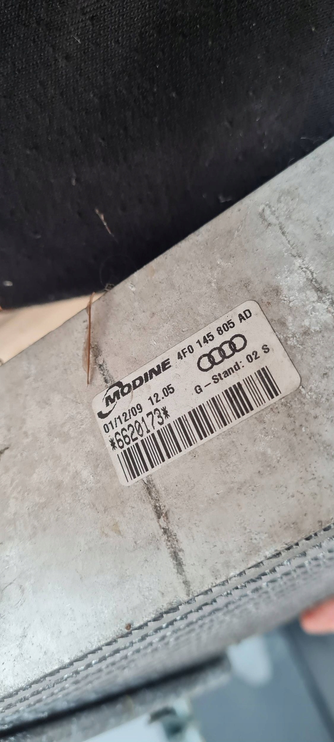 A6 C6 LIFT Kühler luft intercooler links 2.0 TDI 4F0145805AD