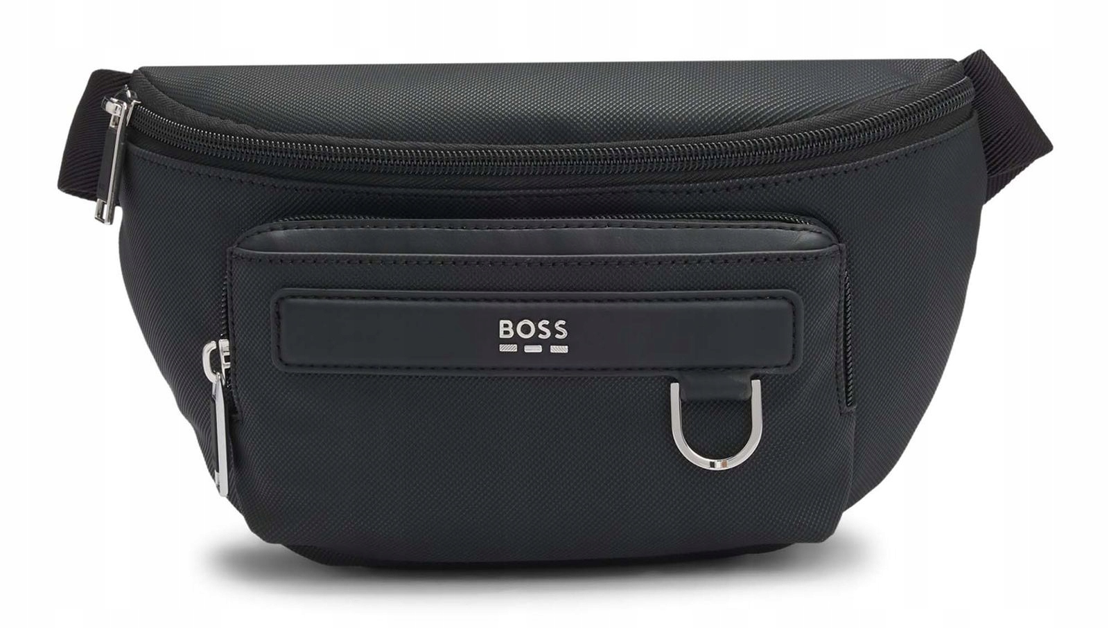 Hugo Boss značková pánská ledvinka, taška přes rameno, černá