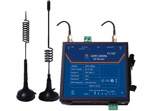 Router 4G przemysłowy USR-G806s z funkcją Dtu i RS485