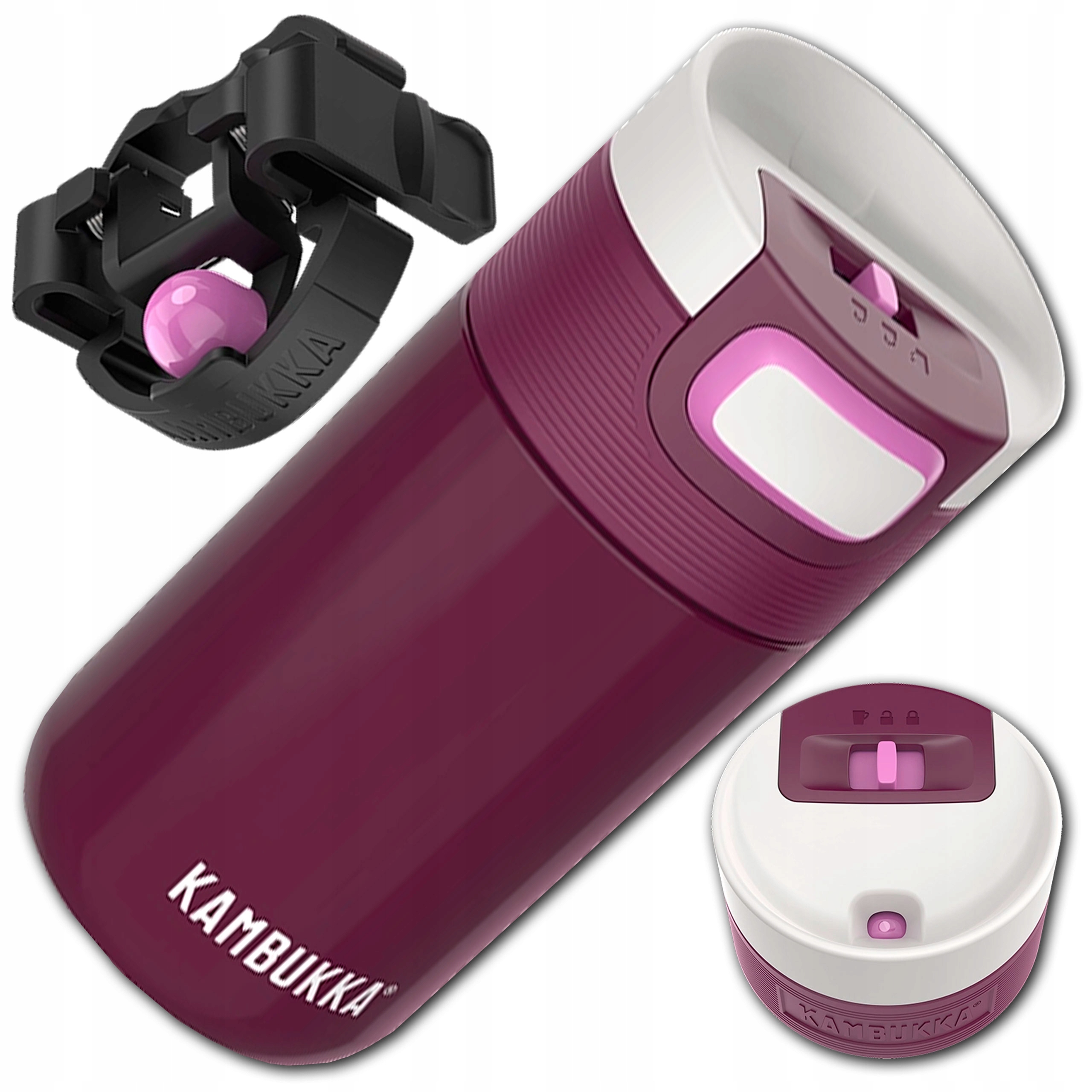 Malý Termohrnek Kambukka Etna Cherry Cestovní Na Kávu Čaj 300 ml