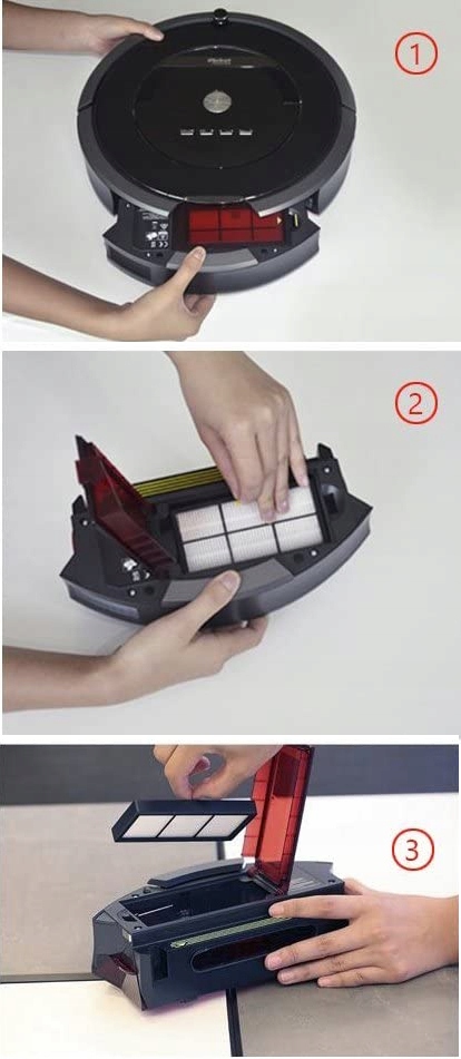 2x Filtr HEPA do iRobot Roomba 976 980 seria 800 900 Stan opakowania oryginalne