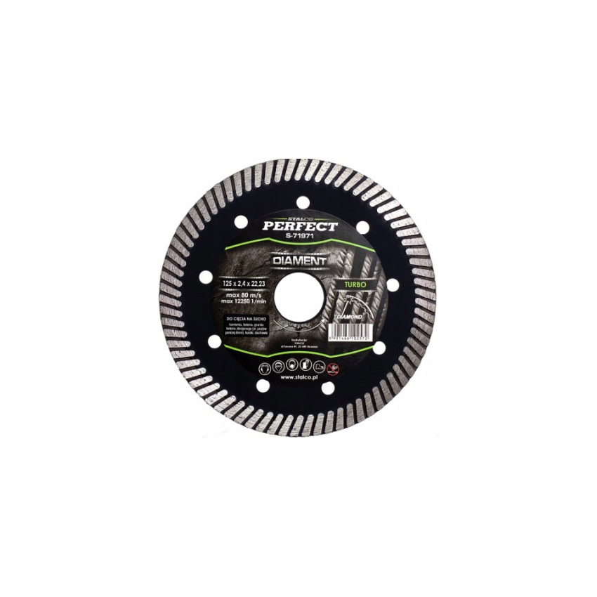 

Stalco Tarcza diamentowa 125mm turbo Perfect