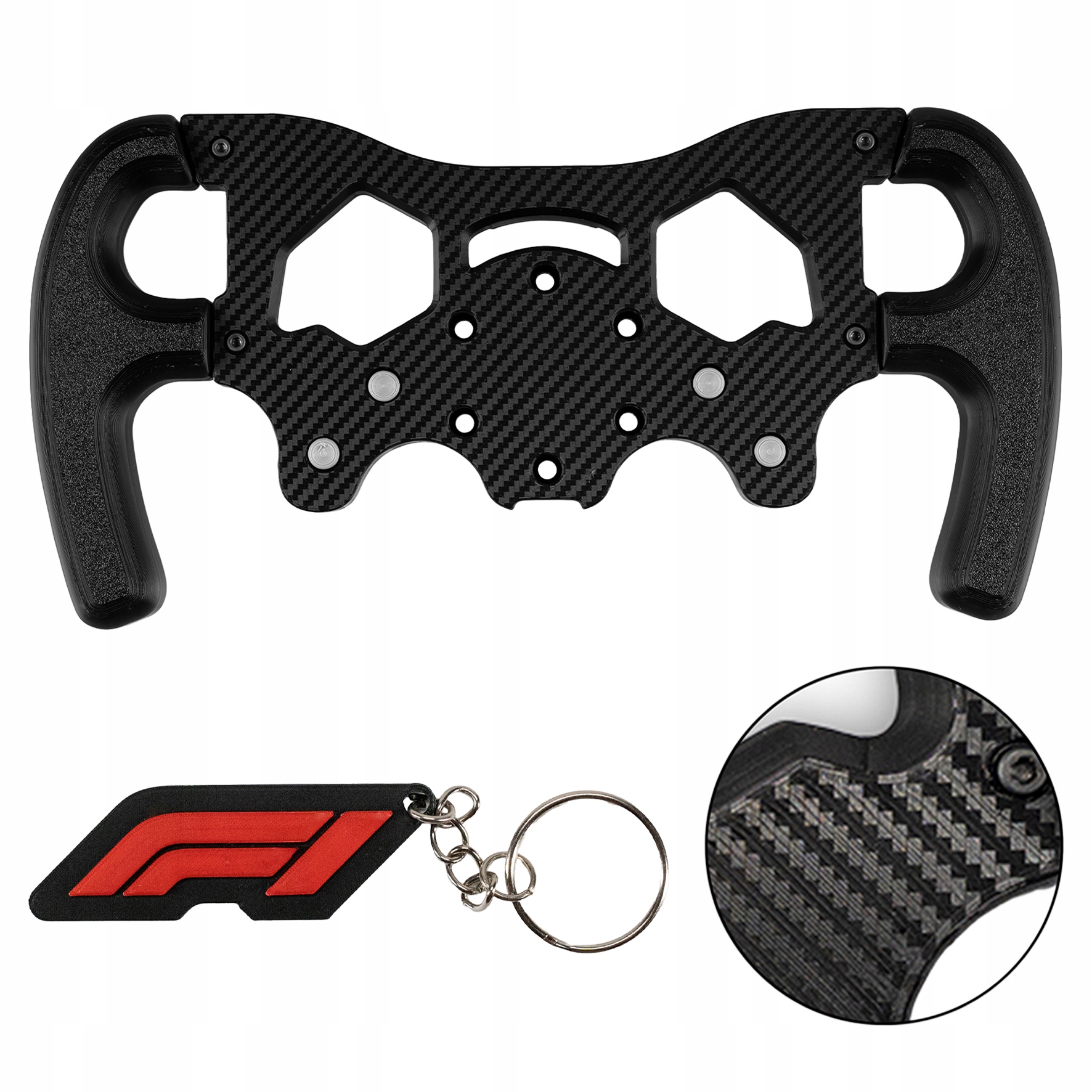 Krytka F1 Na Volant Logitech G29 G920 G923 Černá Karbonová Bez Obalů