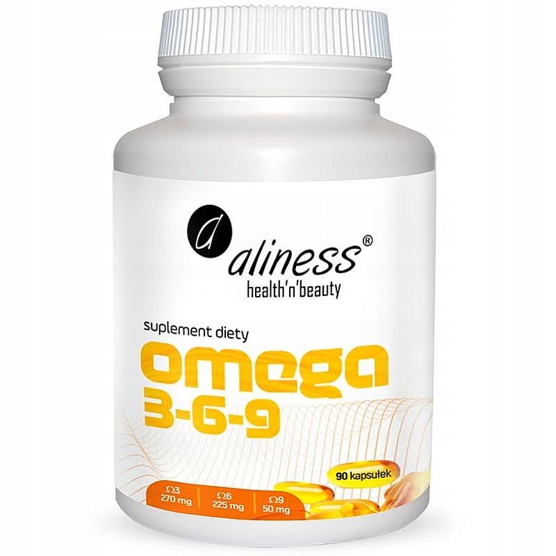 KWASY OMEGA 369 ALINESS Olej Lniany ALA EPA DHA 12811183740 Allegro.pl