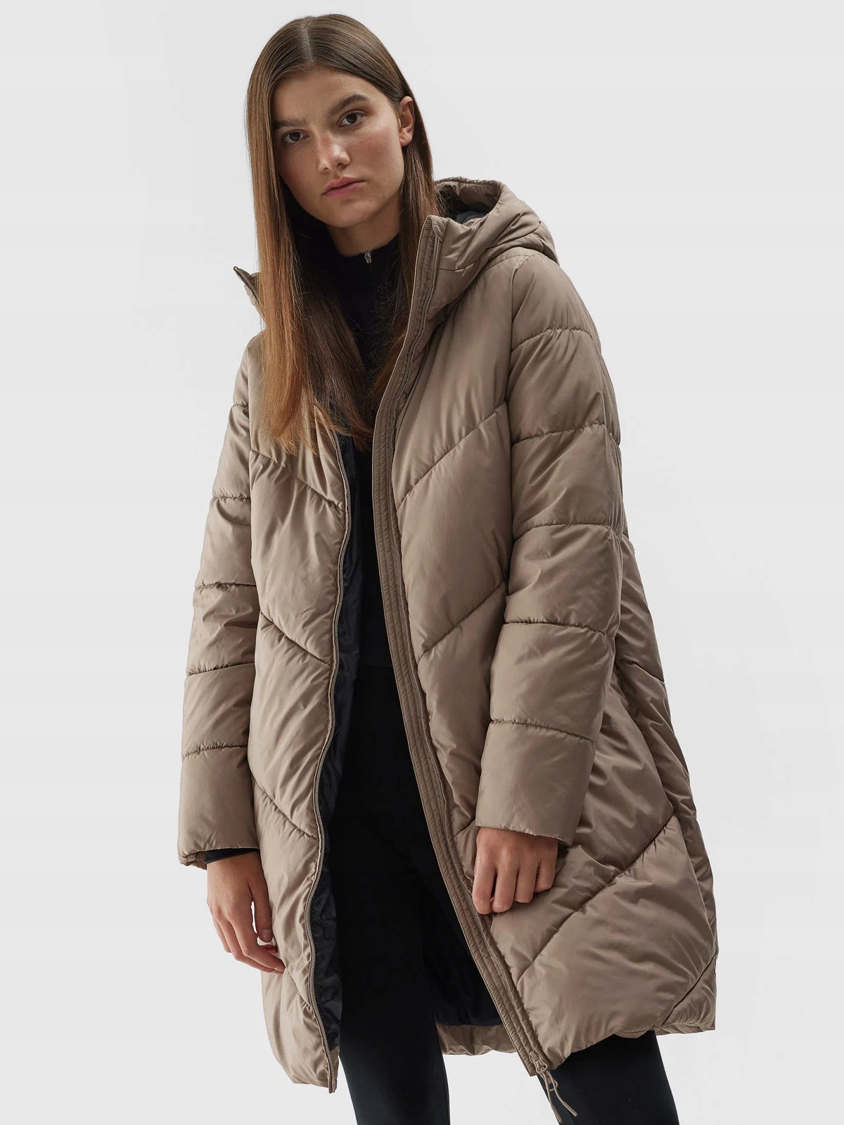 4F PŁASZCZ DAMSKI PUCHOWY KURTKA ZIMOWA PIKOWANA Marka 4F