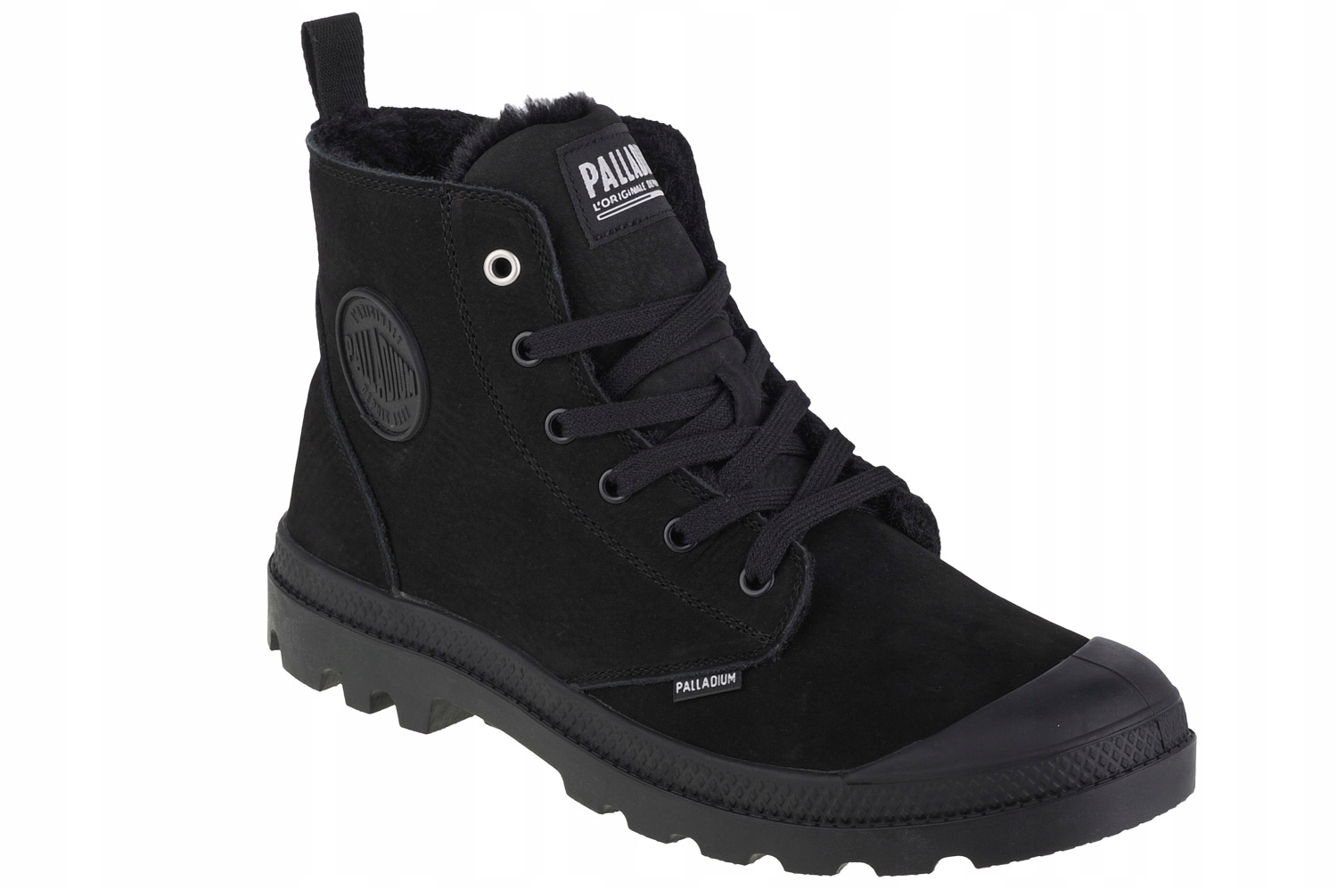 Palladium Pampa Hi Zip Wl (44) Pánské tenisky Nubuk Černá