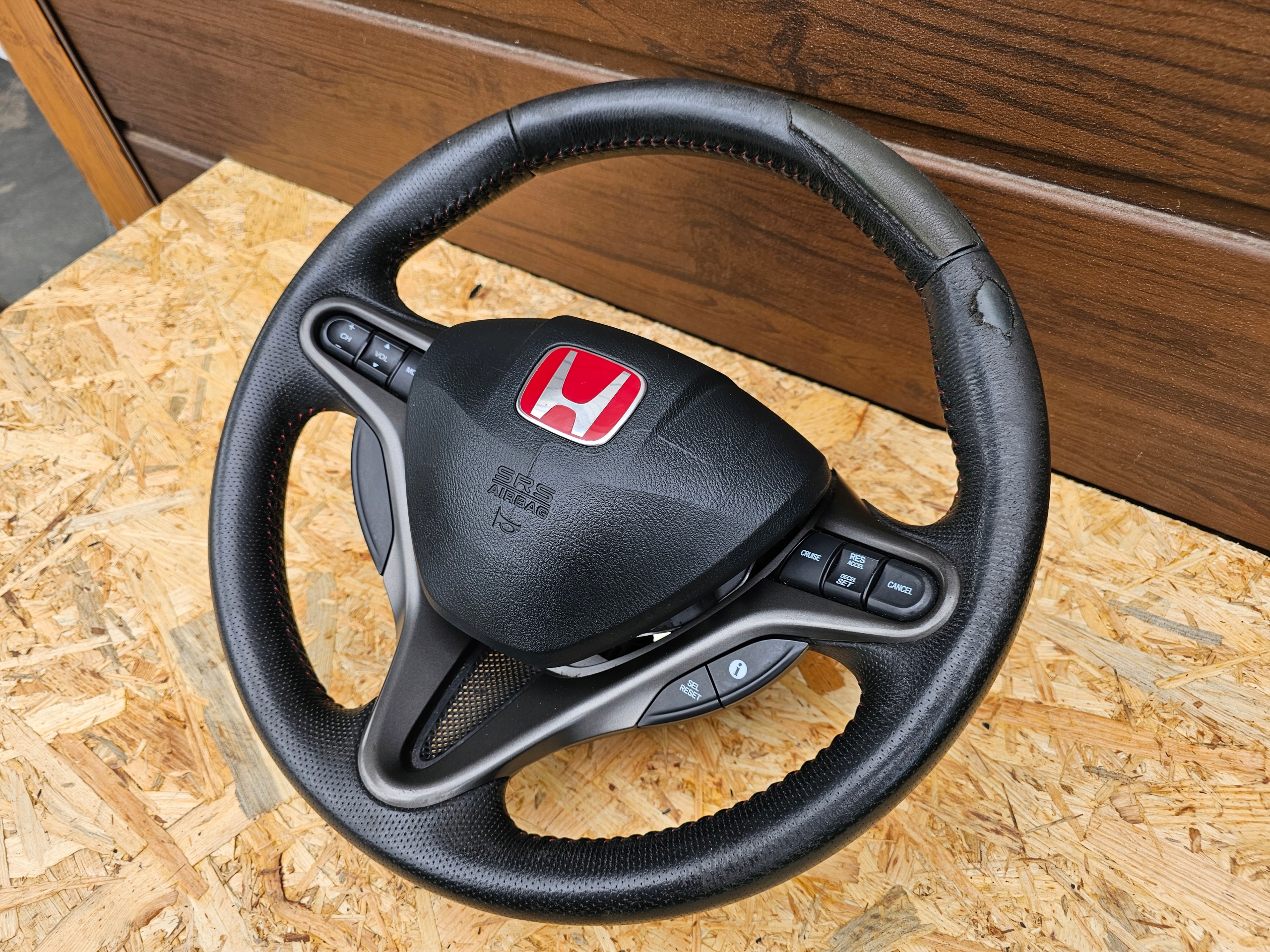 Honda Civic VIII steering wheel, type-s type-r Fn2 type r complete air bag