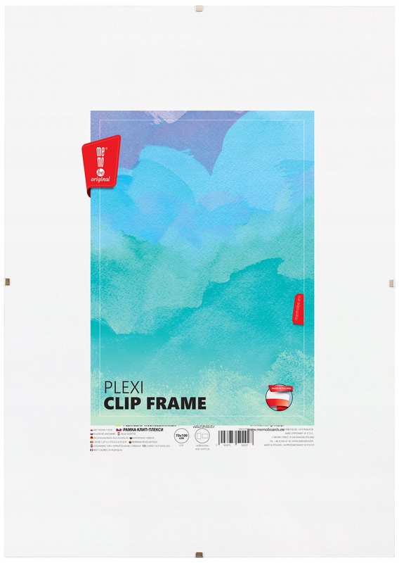 Antirám Plexi 70 x 100 cm MemoBe Antiramy Na Puzzle k zavěšení Puzzle