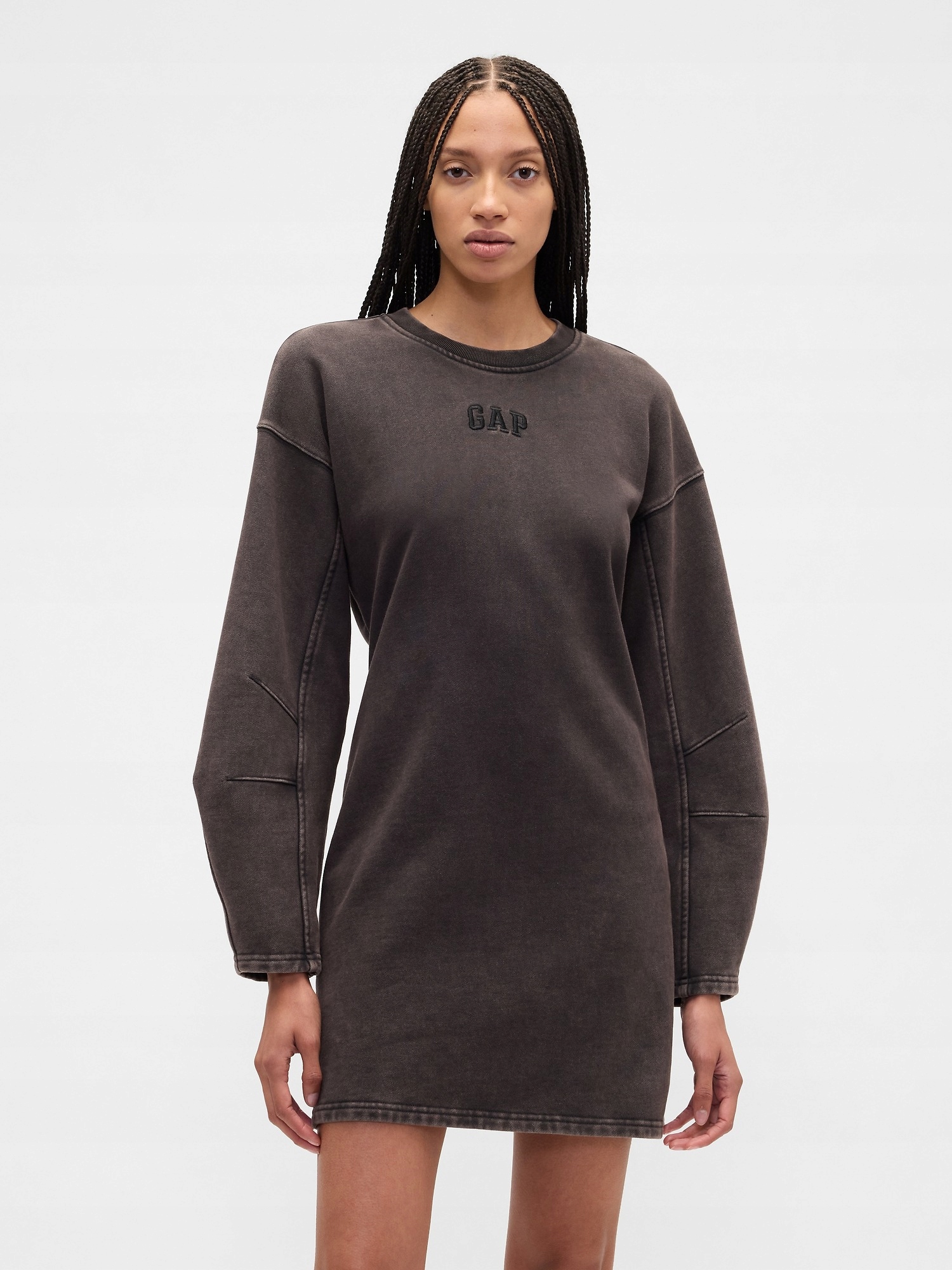 Gap Mikinové šaty Heavyweight