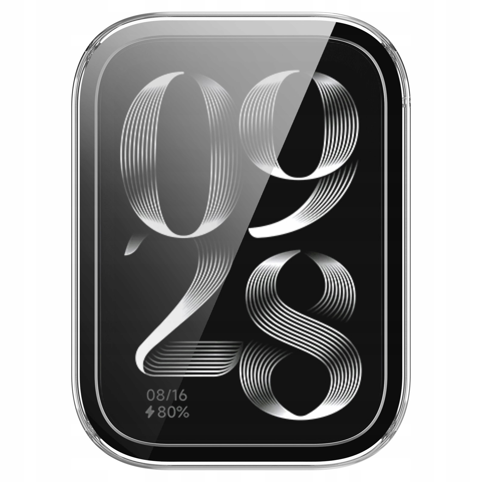 ETUI OCHRONNE + SZKŁO HARTOWANE 2W1 DO XIAOMI MI BAND 8 PRO - TRANSPARENT Marka RabbitMob