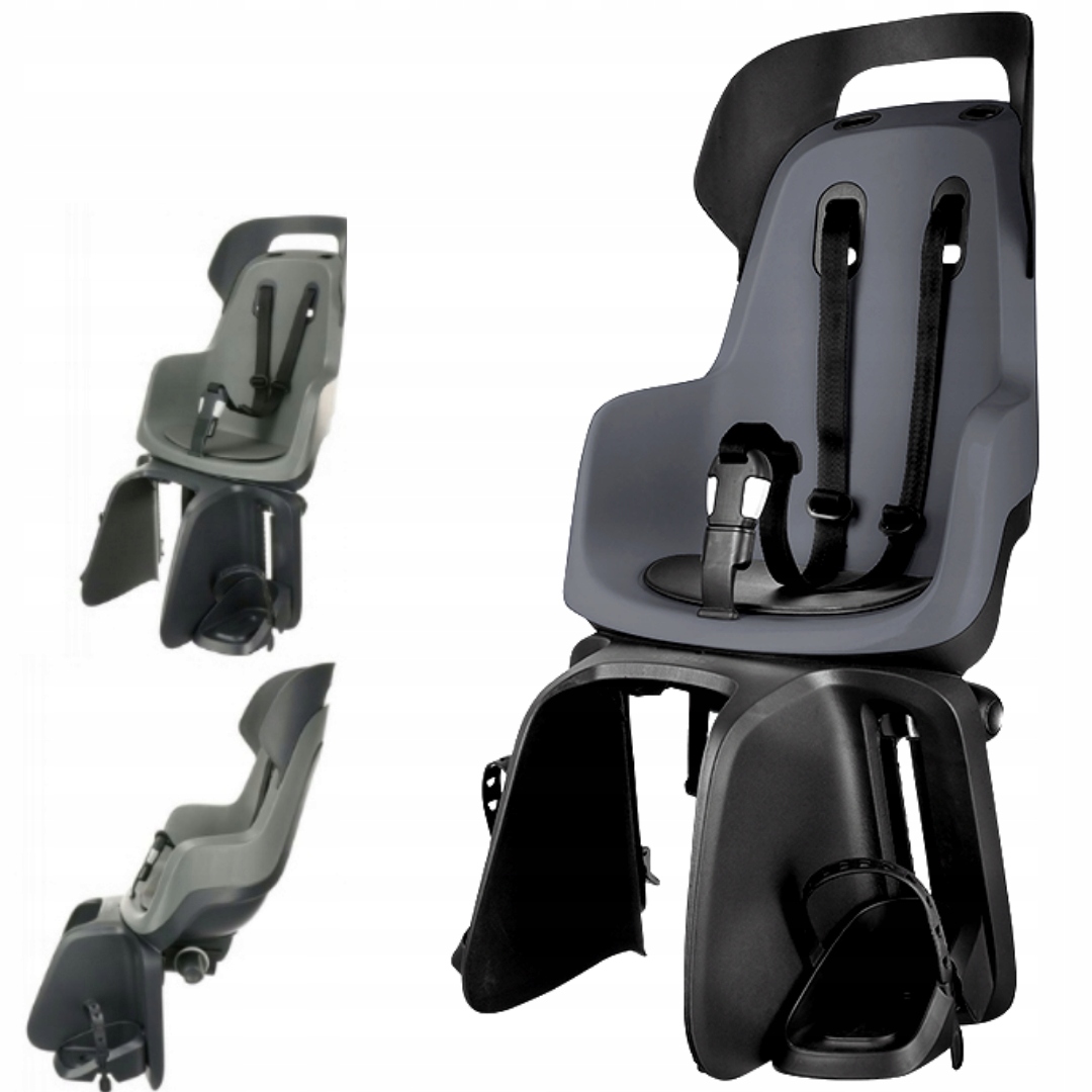 

Fotelik Rowerowy Bobike Go na bagażnik Grey 22kg
