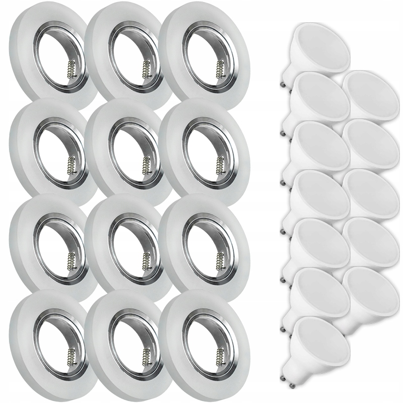 12X Skleněná Lampička Moderní Kulaté Stropní Svítidlo Kolo Silné Sklo Námraza Led Žárovka 3W