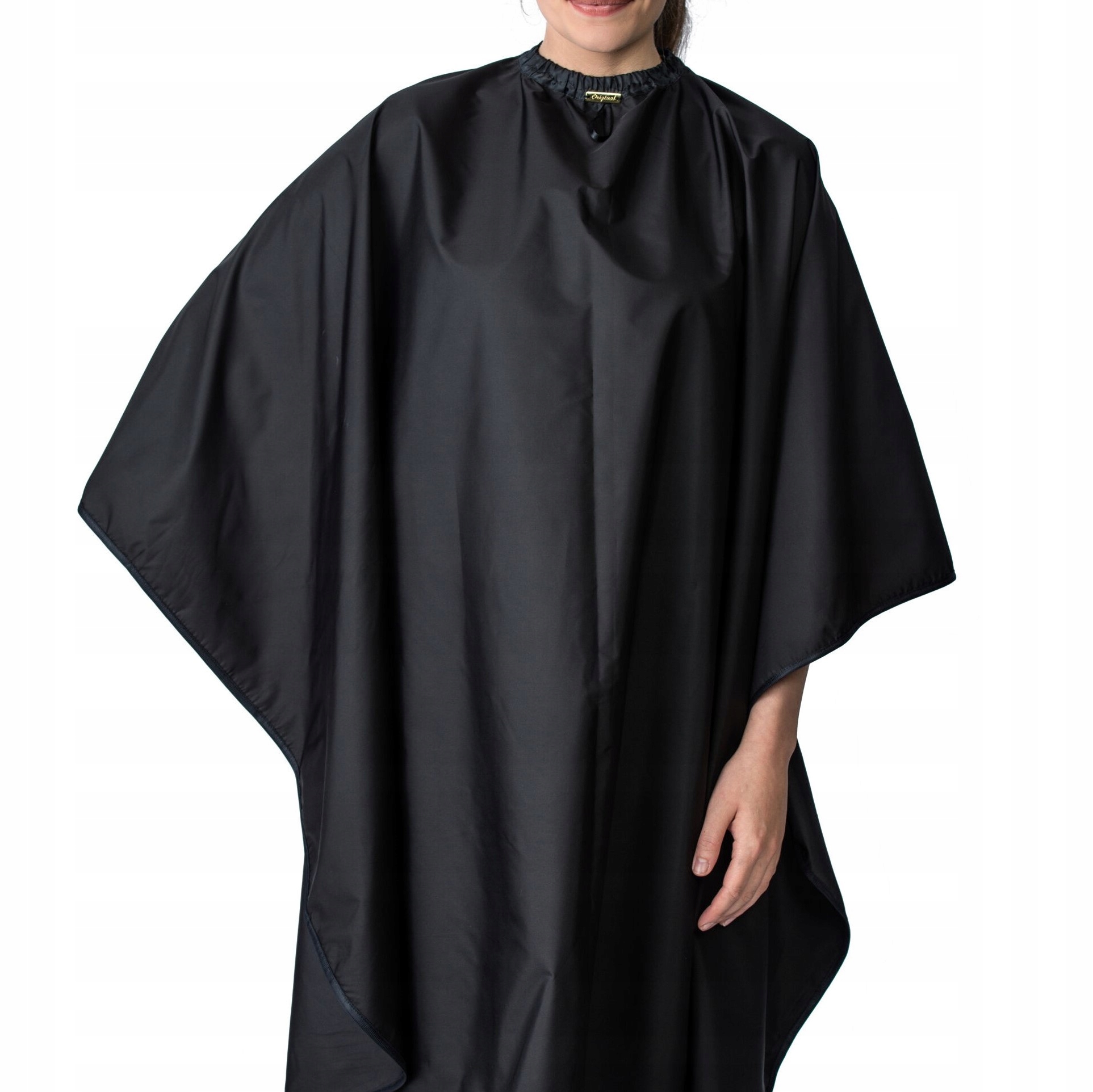 Ogromna 200x148 Peleryna Fryzjer Barber Strzyżenia Fartuch Farba czarna