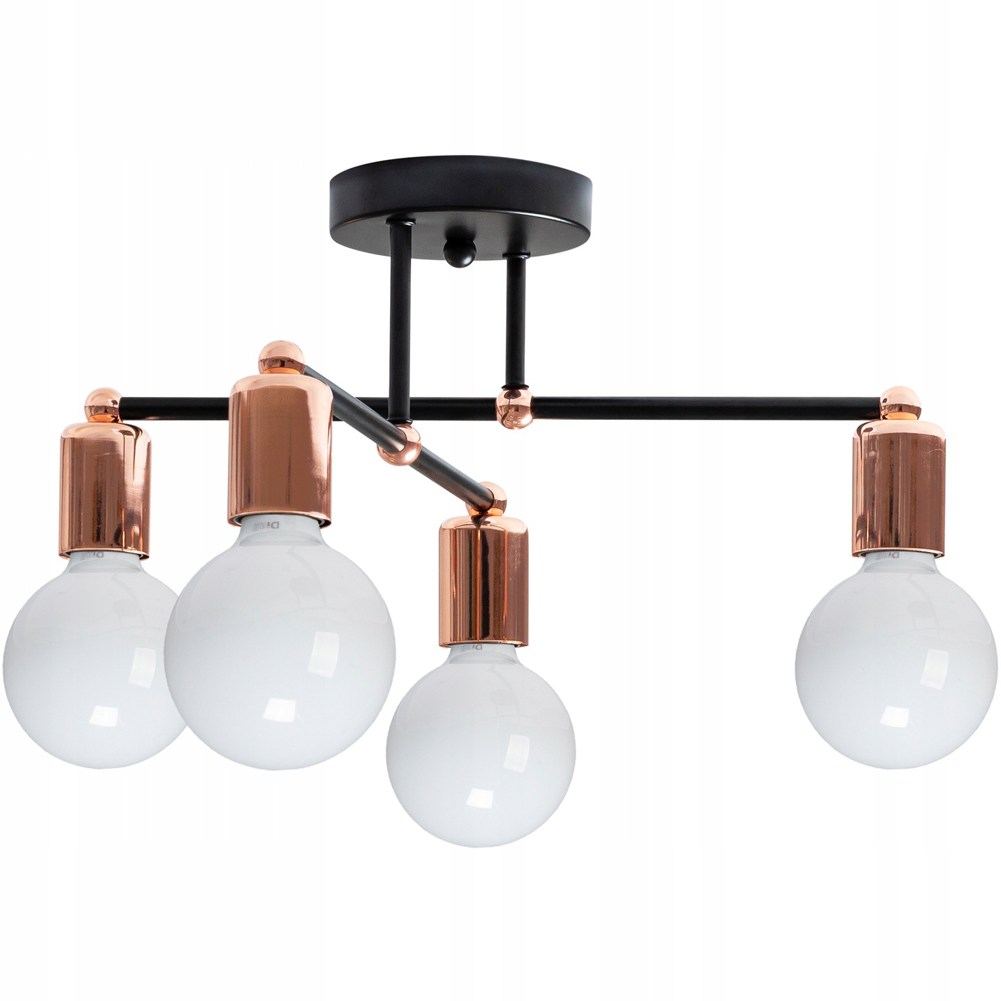 

Lampa Sufitowa Wisząca Rose Gold Poczwórna