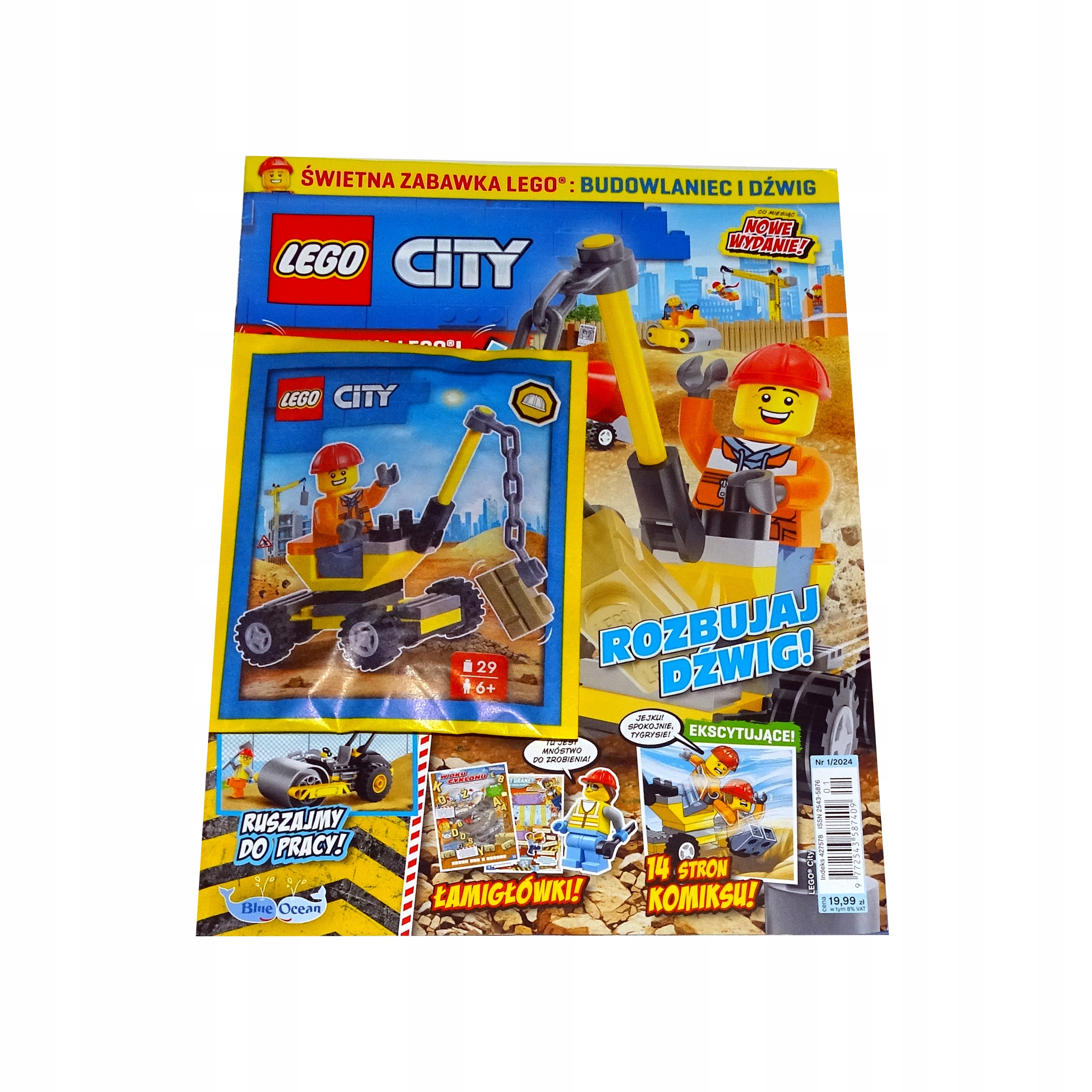 gazetka magazyn LEGO City 1/2024 klocki