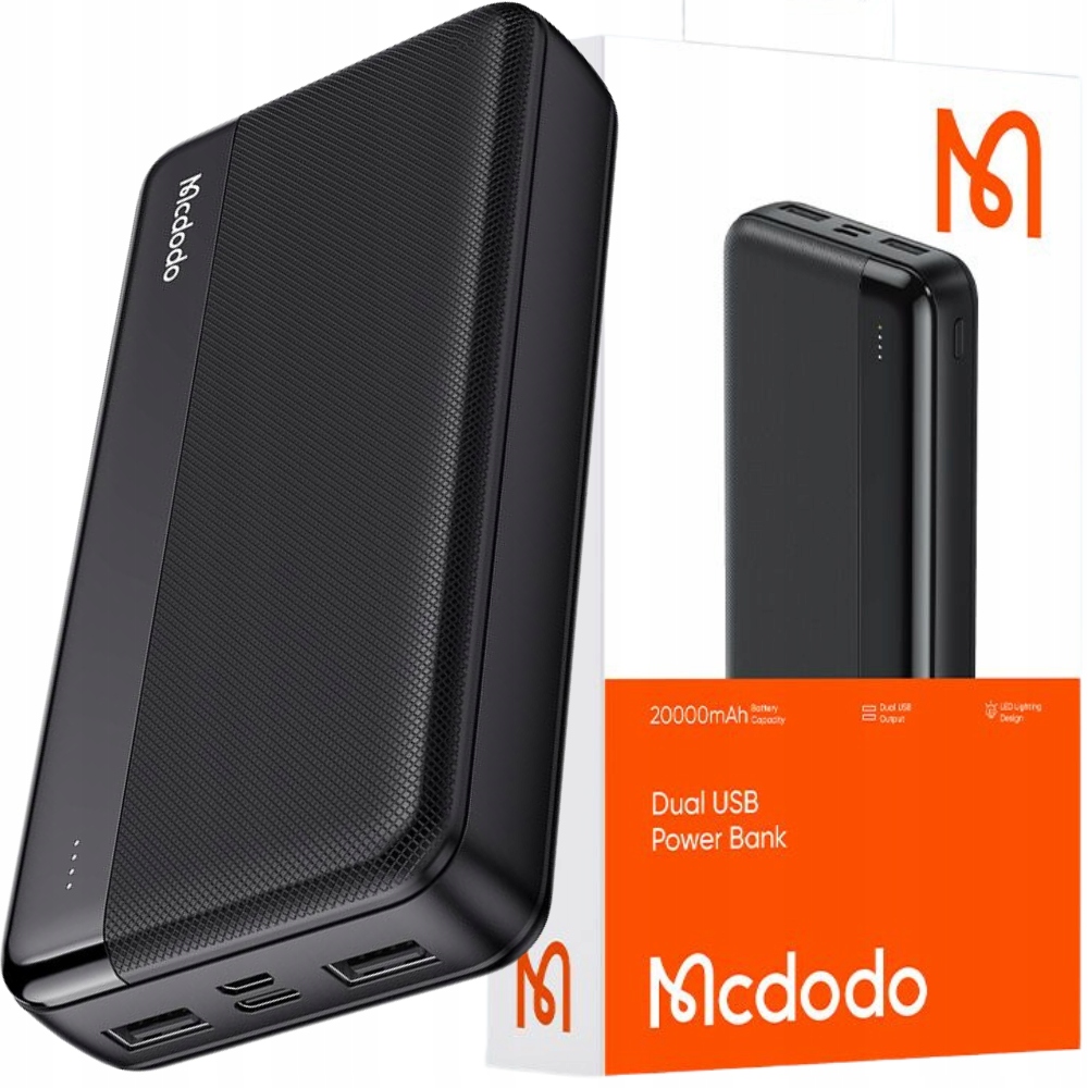 

Mcdodo Mig Series Powerbank 20000MAH 2X Usb 2A 10W