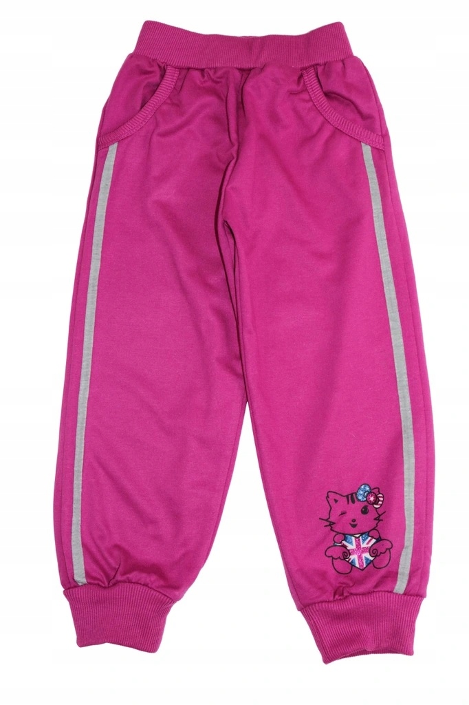 Spodnie dresowe dziewczęce 74-80