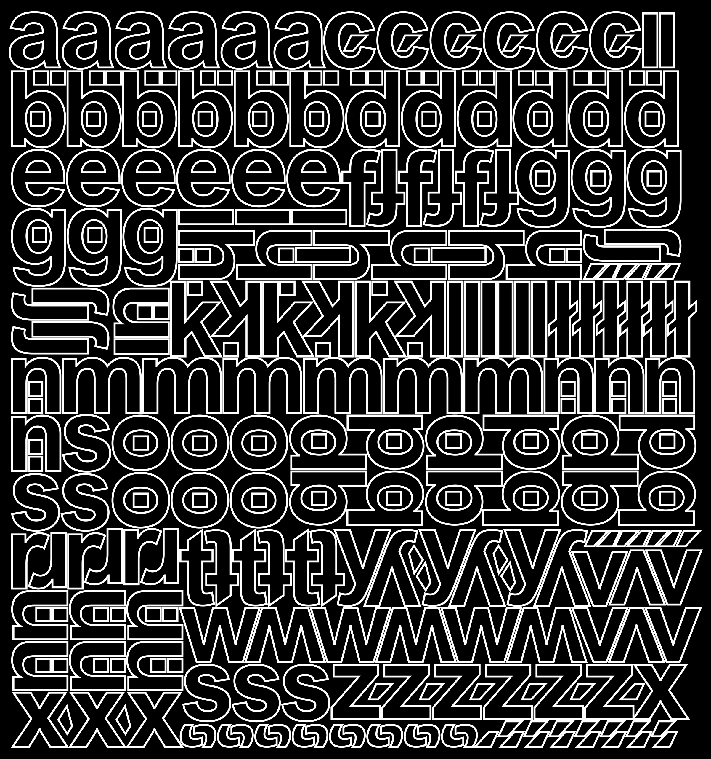 

Małe litery samoprzylepne 320 Znaków [2 cm]