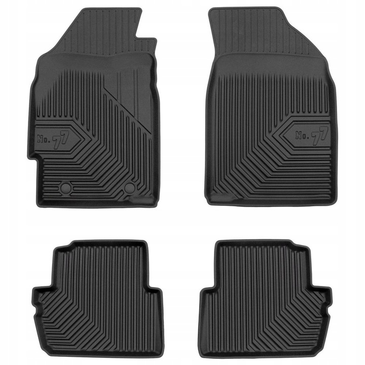 Gumové Koberce Chevrolet Spark 2 2005-2009 Korytka 77
