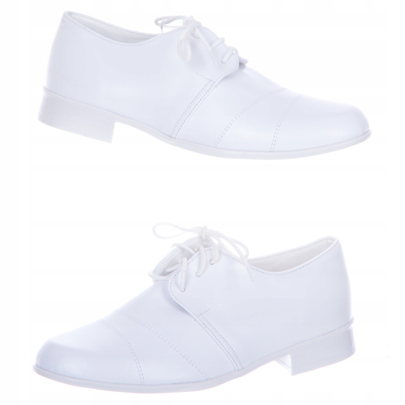 BUTY KOMUNIJNE PÓŁBUTY TANIE BIAŁE CHŁOPIĘCE 35 Rozmiar 35