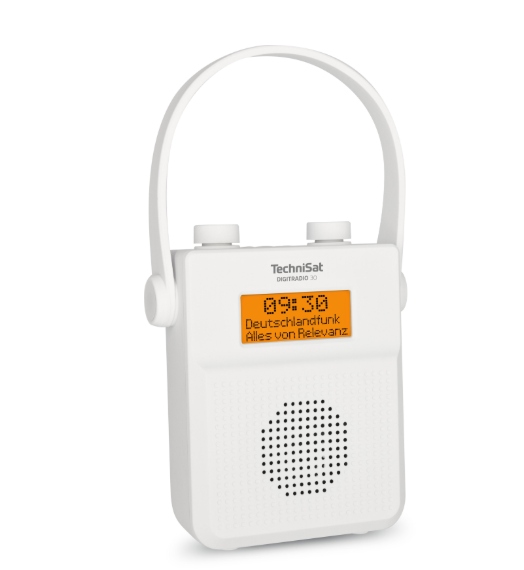 Přenosné Fm rádio Digitální Dab+ Fm rádio s Rds Bílým Bluetooth audio budíkem