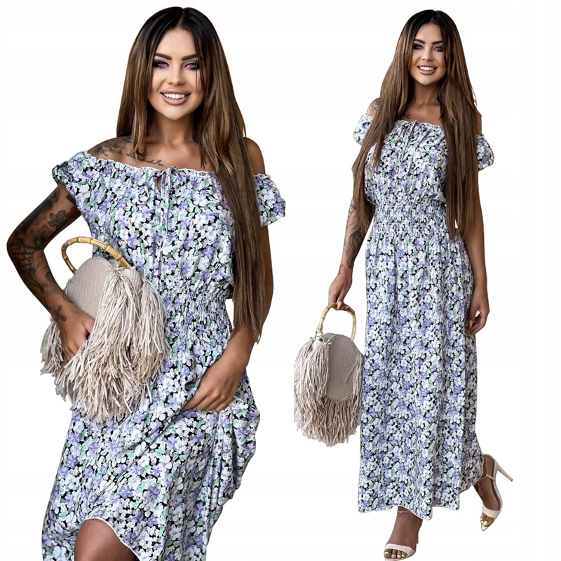 

Sukienka maxi w kwiaty Diana