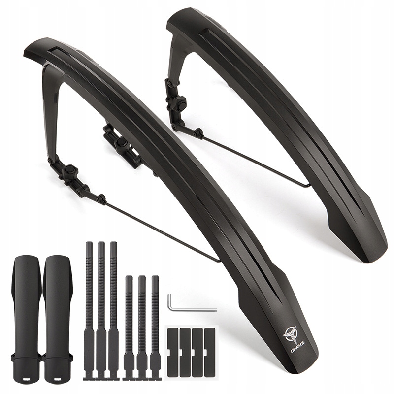 Błotniki Rowerowe Zestaw Przód i Tył Gewage GE-892 Gravel Szosa Trekking