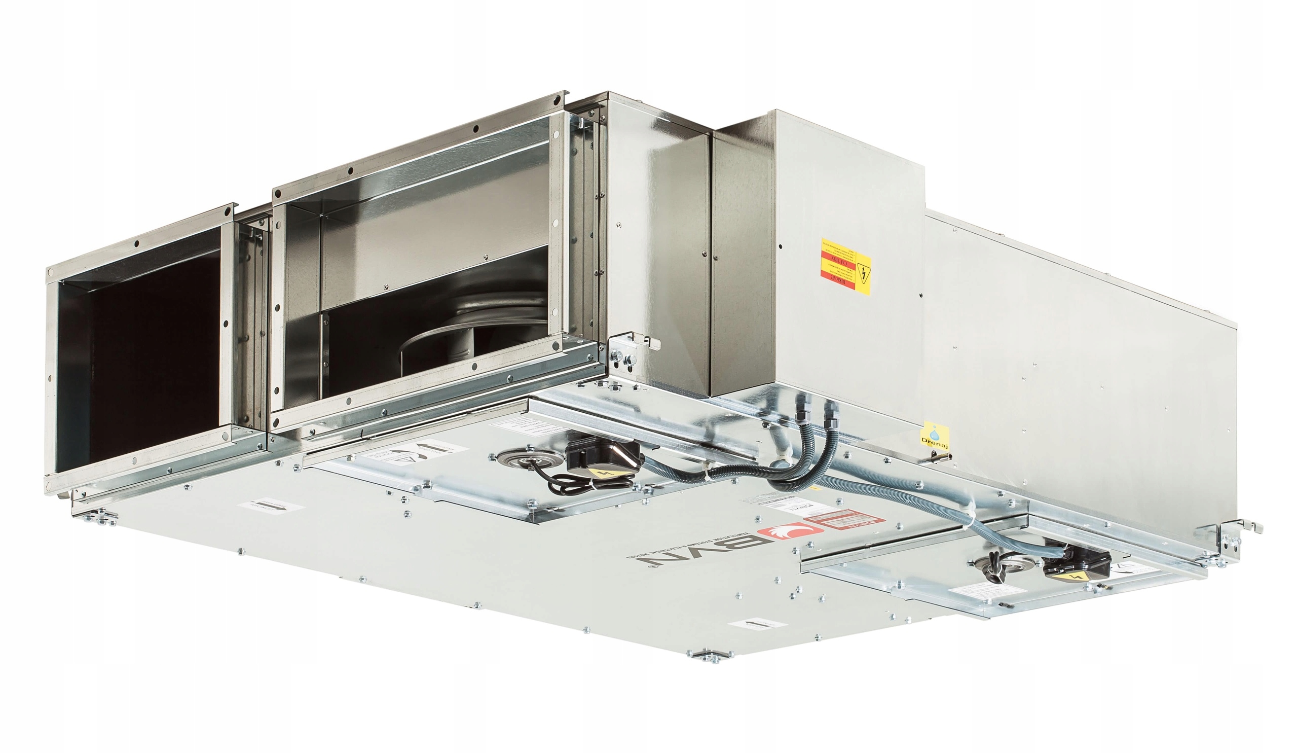 Centrala wentylacyjna podwieszana rekuperator BVN BGK 1000m3/h z automatyką