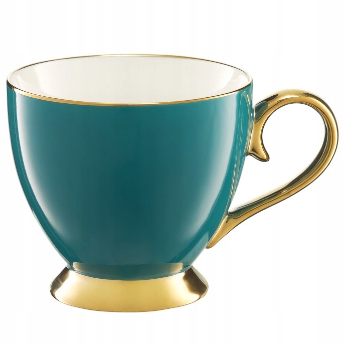 KUBEK ROYAL TURKUS AMBITION 400ML ZŁOTE ZDOBIENIE