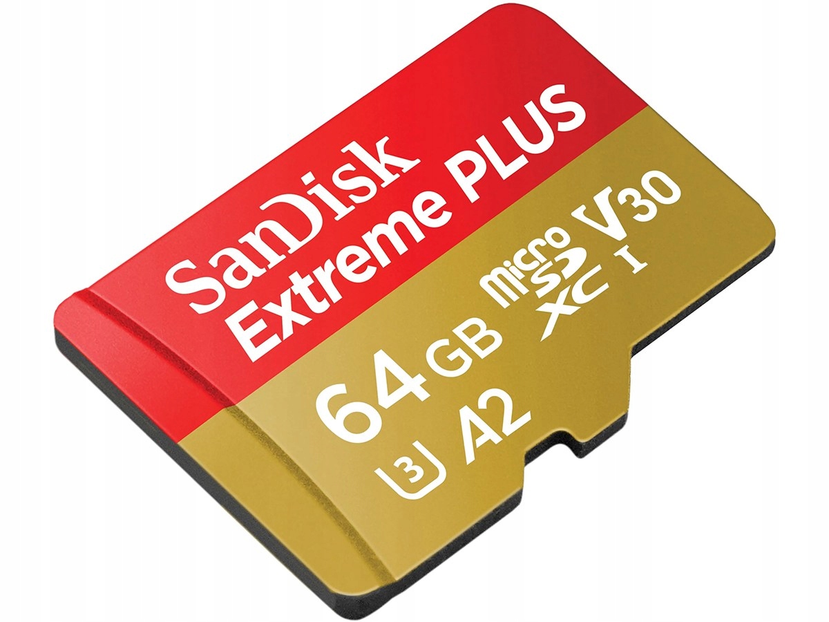 

Karta pamięci SanDisk Extreme Plus 64GB A2 V30 U3