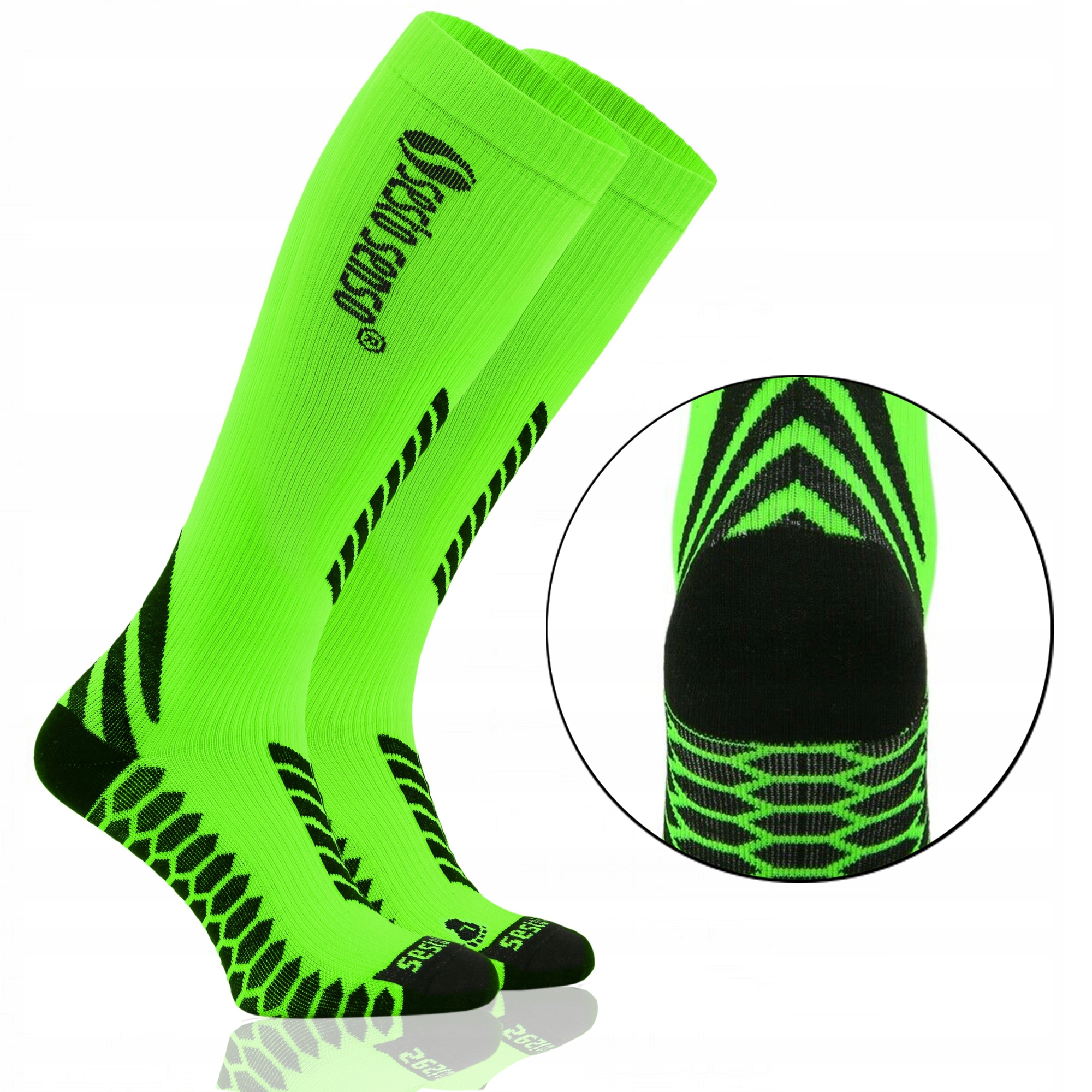 

Skarpety kompresyjne Sesto Senso, zielone, 43/47